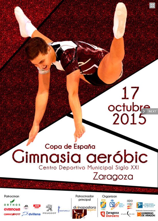 campeonato de españa en gimnasia aerobica en zaragoza